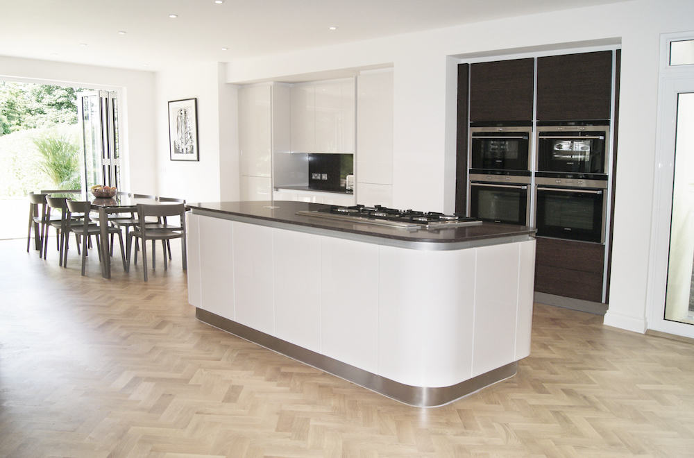 Kitchen parquet floor