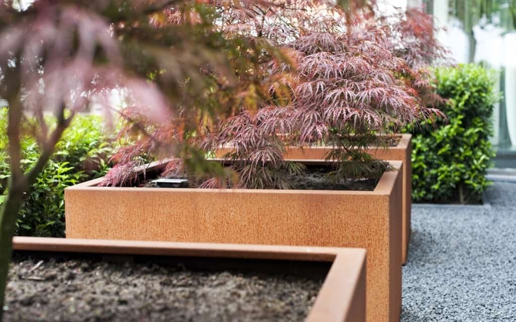 Corten Steel planters