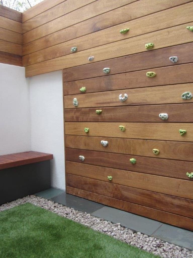 garden climbing wall