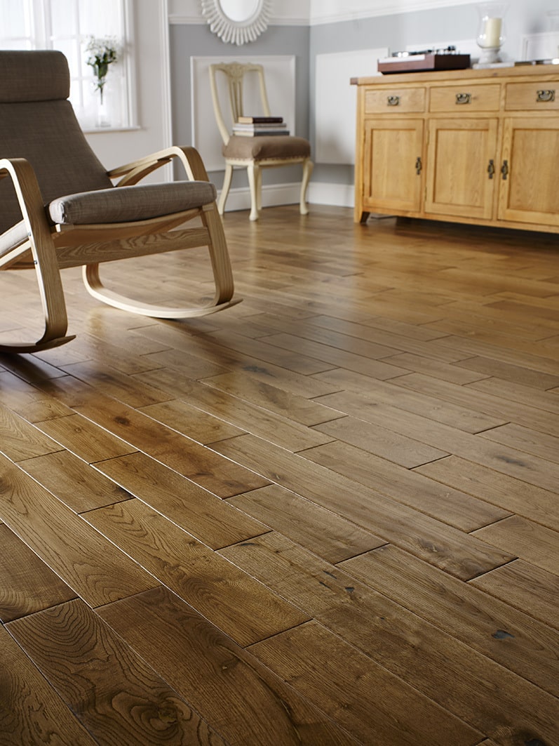 Golden Oak Hand Scraped Rustic Brochure