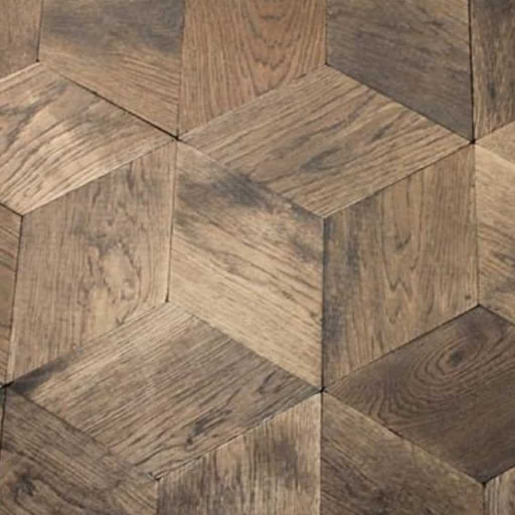 reclaimed parquet distressed bathroom flooring