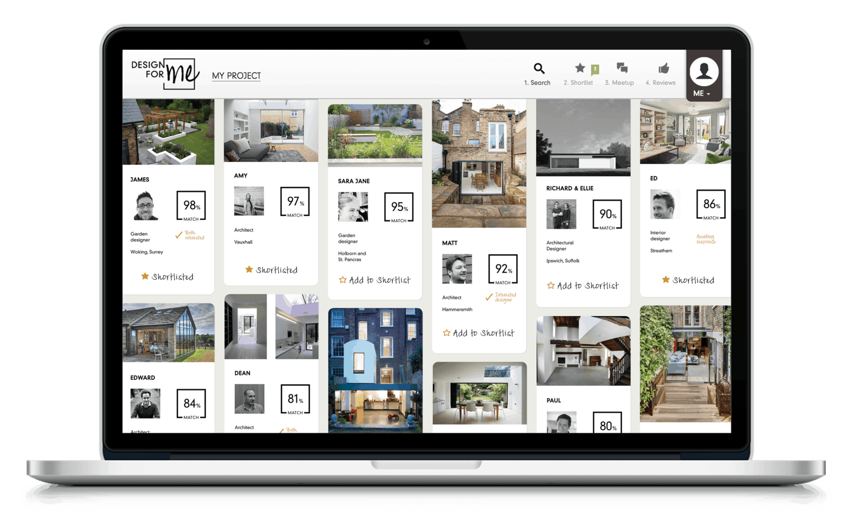 Design for Me helps you find the right designer for you.